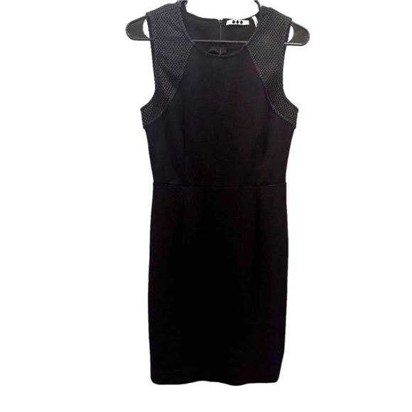 Three Dots Dresses & Skirts - Three Dots Nordstrom little black fitted sheath dress mesh details M like new